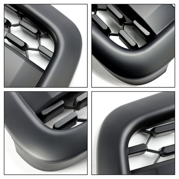 2001-2004 Toyota Sequoia TRD PRO Style Grille de pare-chocs avant Grille noire mate avec lumières LED