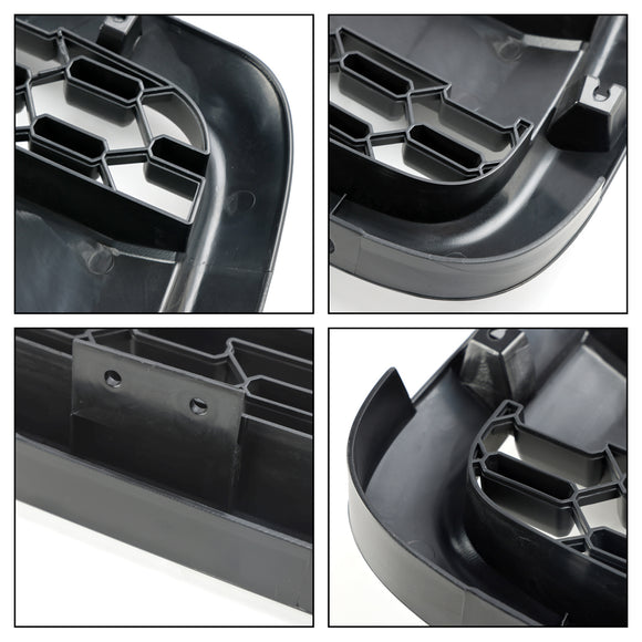 2001-2004 Toyota Sequoia TRD PRO Style Grille de pare-chocs avant Grille noire mate avec lumières LED