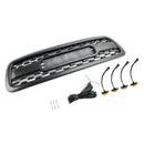 2001-2004 Toyota Sequoia TRD PRO Style Grille de pare-chocs avant Grille noire mate avec lumières LED-9