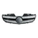2007-2008 Mercedes Benz Classe SL R230 SL500 SL550 SL600 SL63 AMG Griglia paraurti anteriore Griglia argento cromata-11