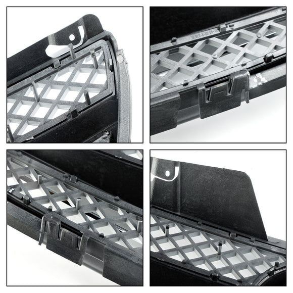 2007-2008 Mercedes Benz Classe SL R230 SL500 SL550 SL600 SL63 AMG Griglia paraurti anteriore Griglia argento cromata
