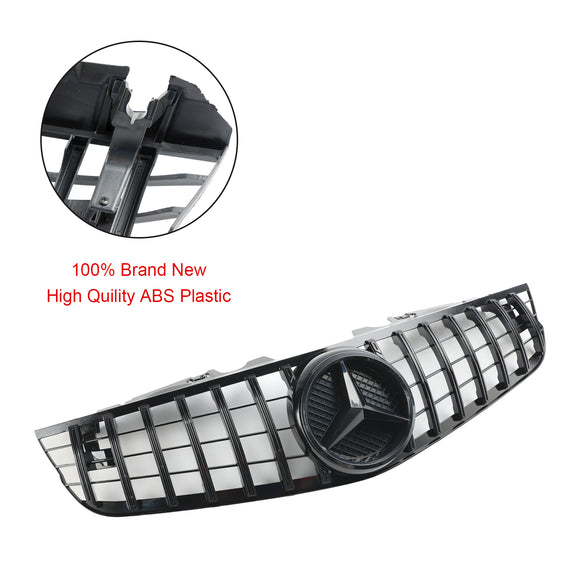 2009–2012 Mercedes Benz SL-Klasse R230 SL500 SL550 SL63 SL65 Frontstoßstangen-Obergrill im AMG-Stil