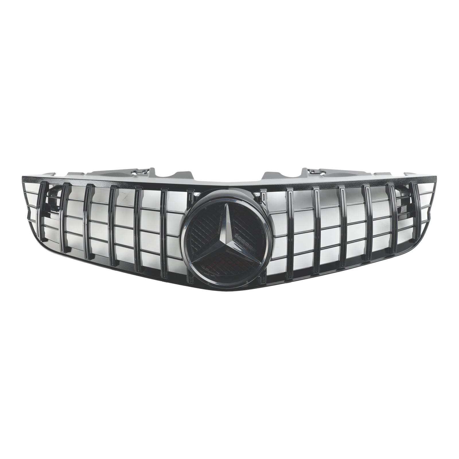 Parrilla superior del parachoques delantero estilo AMG de Mercedes Benz Clase SL R230 SL500 SL550 SL63 SL65 2009-2012 - 0