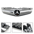 2009–2012 Mercedes Benz SL-Klasse R230 SL500 SL550 SL63 SL65 Frontstoßstangen-Obergrill im AMG-Stil-24