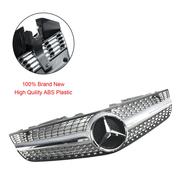 2009–2012 Mercedes Benz SL-Klasse R230 SL500 SL550 SL63 SL65 Frontstoßstangen-Obergrill im AMG-Stil