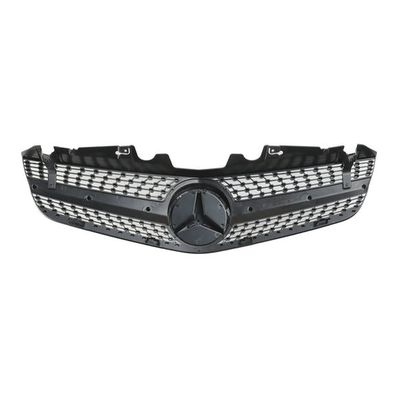 2009–2012 Mercedes Benz SL-Klasse R230 SL500 SL550 SL63 SL65 Frontstoßstangen-Obergrill im AMG-Stil
