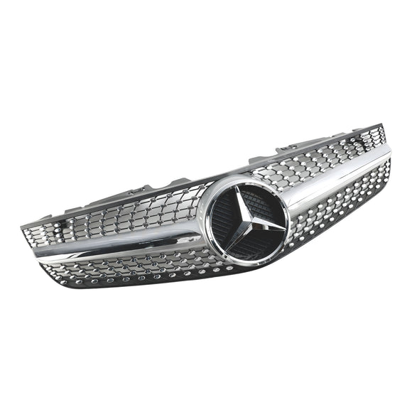 2009–2012 Mercedes Benz SL-Klasse R230 SL500 SL550 SL63 SL65 Frontstoßstangen-Obergrill im AMG-Stil
