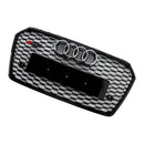 2016 2017 2018 Audi A7 / A7 Sline / S7 4G Front Bumper Honeycomb Grill RS7 Style Black Sport Mesh Grille W/ Ring Emblem-27