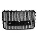 Audi Q7/Q7 S Line 2005-2015 hunajakenno etusäleikkö RSQ7 Quattro Style ylempi puskurin vaihto musta verkkosäleikkö-15