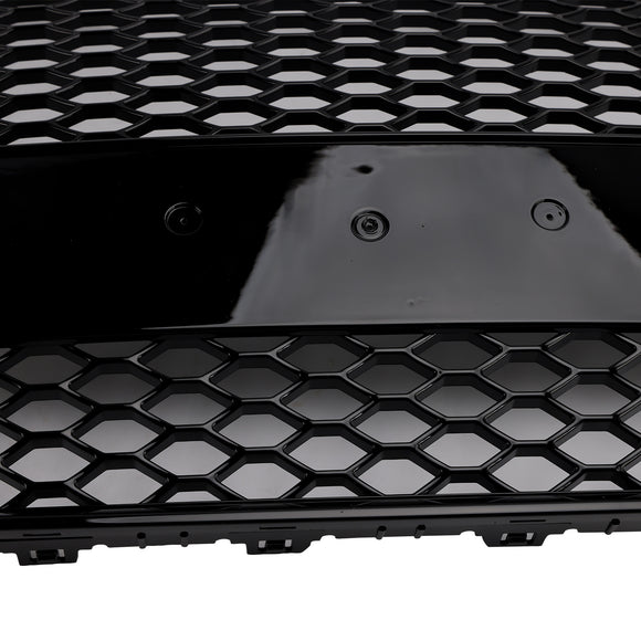 Audi Q7/Q7 S Line 2005-2015 hunajakenno etusäleikkö RSQ7 Quattro Style ylempi puskurin vaihto musta verkkosäleikkö