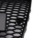 Audi Q7/Q7 S Line 2005-2015 hunajakenno etusäleikkö RSQ7 Quattro Style ylempi puskurin vaihto musta verkkosäleikkö-19