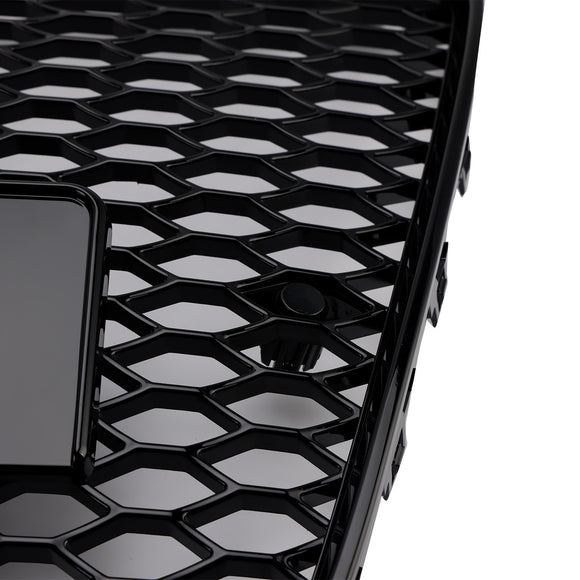 Audi Q7/Q7 S Line 2005-2015 hunajakenno etusäleikkö RSQ7 Quattro Style ylempi puskurin vaihto musta verkkosäleikkö