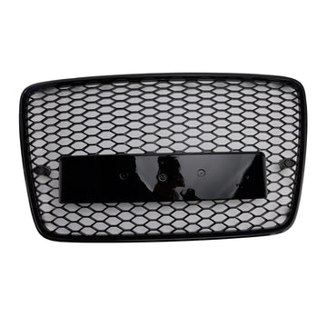 Audi 2005-2015 Q7 / Q7 Sline Honeycomb RS Style Black Replacement Front Bumper Radiator Grille - 0