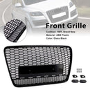 Audi Q7/Q7 S Line 2005-2015 hunajakenno etusäleikkö RSQ7 Quattro Style ylempi puskurin vaihto musta verkkosäleikkö-3