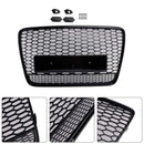 Audi Q7/Q7 S Line 2005-2015 hunajakenno etusäleikkö RSQ7 Quattro Style ylempi puskurin vaihto musta verkkosäleikkö-5