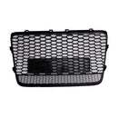 Audi Q7/Q7 S Line 2005-2015 hunajakenno etusäleikkö RSQ7 Quattro Style ylempi puskurin vaihto musta verkkosäleikkö-9