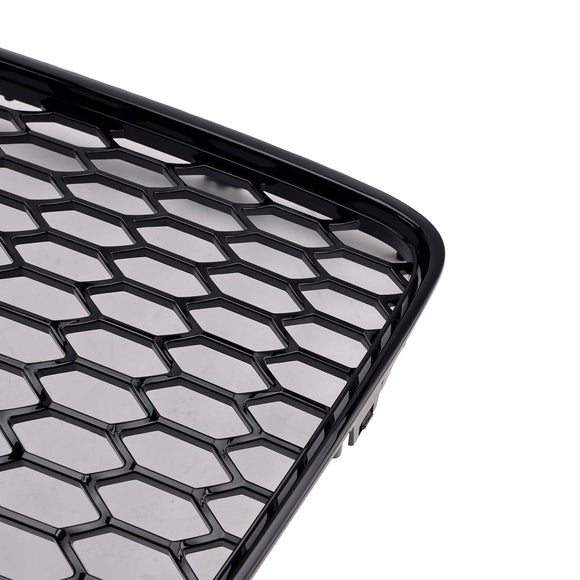 Audi Q7/Q7 S Line 2005-2015 hunajakenno etusäleikkö RSQ7 Quattro Style ylempi puskurin vaihto musta verkkosäleikkö