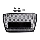 Audi Q7/Q7 S Line 2005-2015 hunajakenno etusäleikkö RSQ7 Quattro Style ylempi puskurin vaihto musta verkkosäleikkö-1