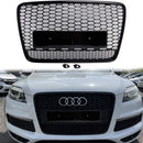 2005-2015 Audi Q7 / Q7 Sline RSQ7 Style Grill Front Bumper Honeycomb Gloss Black Grille-1