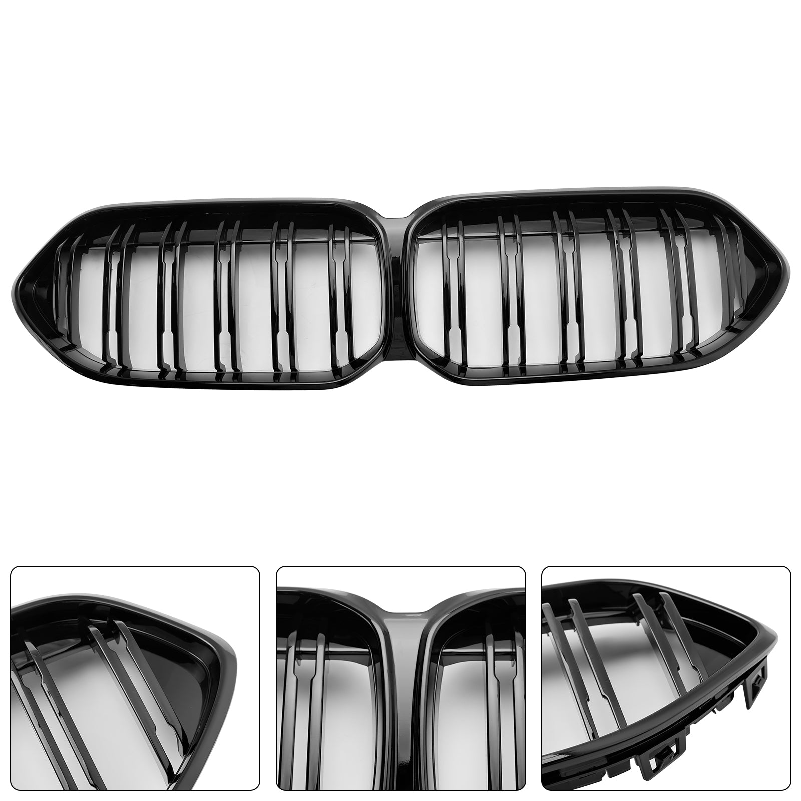 Grille de pare-chocs avant BMW Série 2 Gran Coupé F44 218i/220i/228i xDrive/M235i xDrive 2020-2023 Grille noire brillante