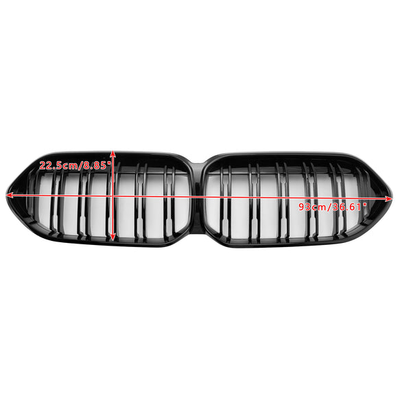 BMW Série 2 Gran Coupé F44 218i/220i/228i xDrive/M235i xDrive 2020-2023 Calandre de pare-chocs avant noir brillant