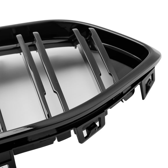 BMW Série 2 Gran Coupé F44 218i/220i/228i xDrive/M235i xDrive 2020-2023 Calandre de pare-chocs avant noir brillant