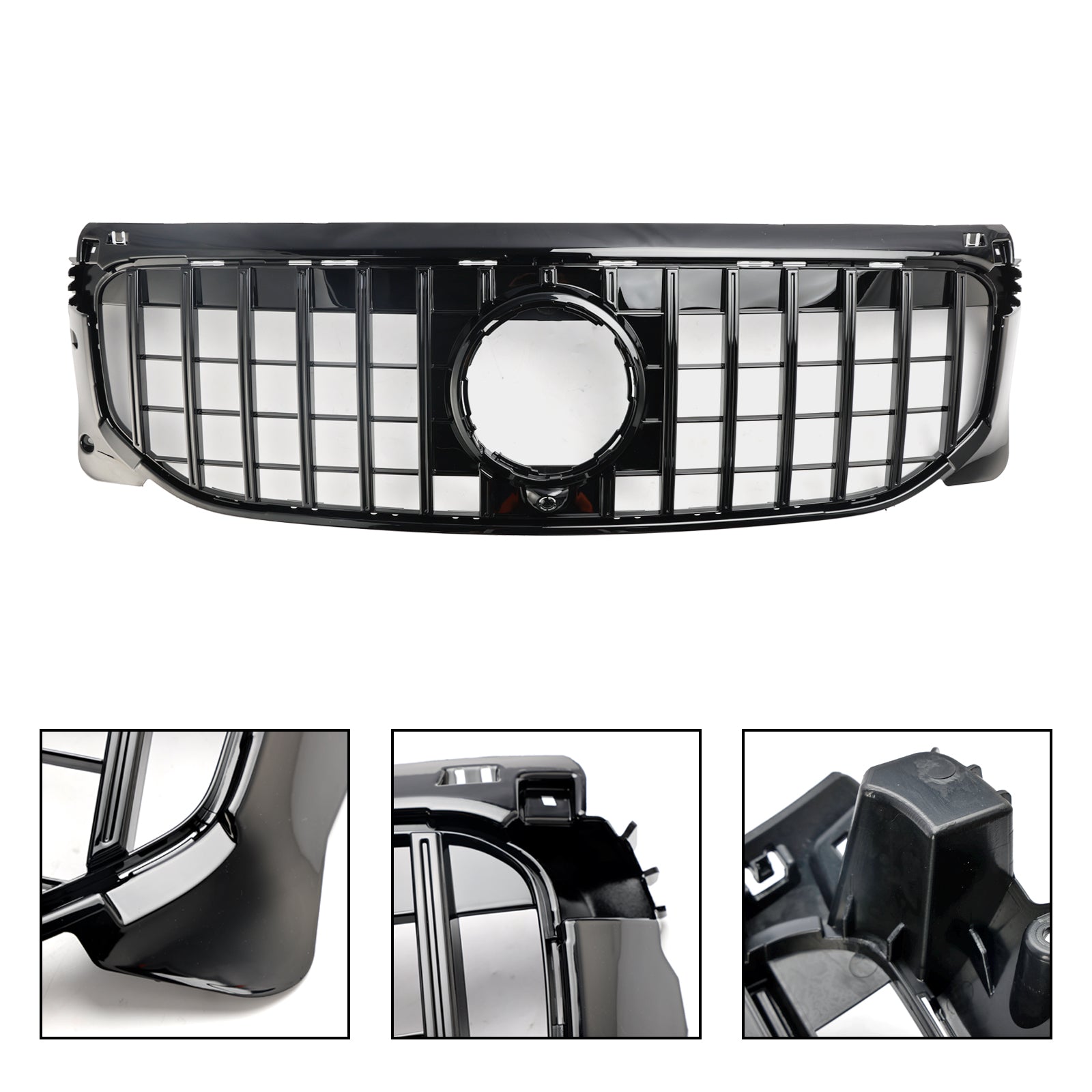 Grille de pare-chocs avant Mercedes Benz Classe GLB X247 GLB180/200/220/250 2020-2023 Grille de style AMG noire/diamant