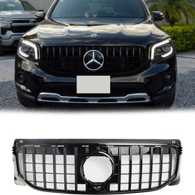 Mercedes Benz GLB-Class X247 GLB180/200/220/250 2020-2023 Grade do pára-choque dianteiro Diamond/GT Style Grille