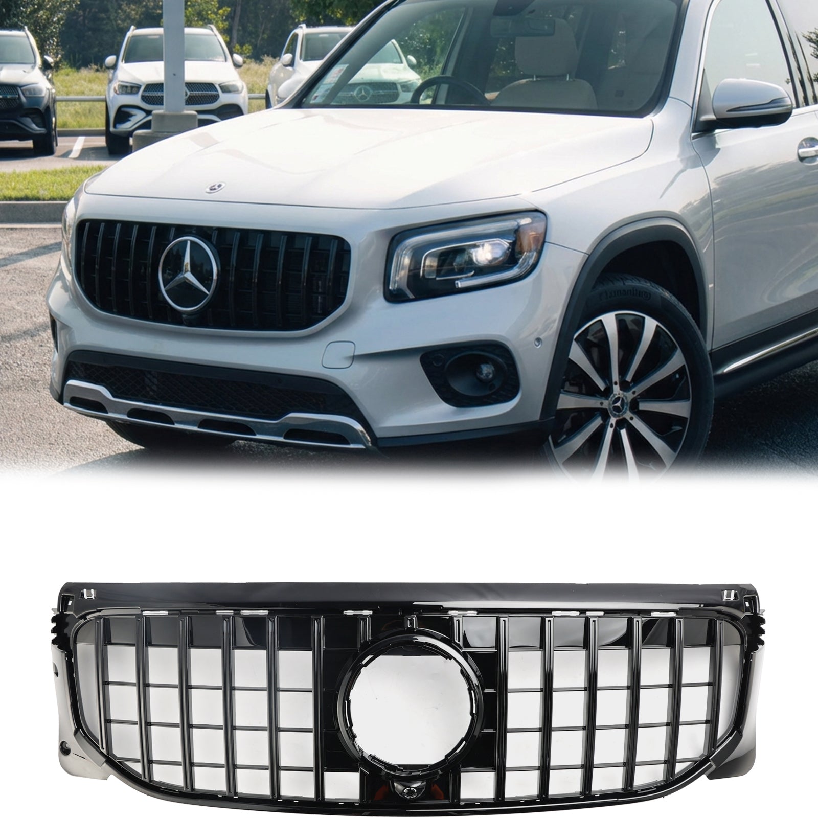 Auto Motorkap Motor Geluid Warmte Isolatie Katoenen Pad voor Mercedes Benz GLB X247 2019-2023, Auto Voorkant Motorkap Geluiddichte Katoenen Dempingsmat, Auto Accessoires,A/B