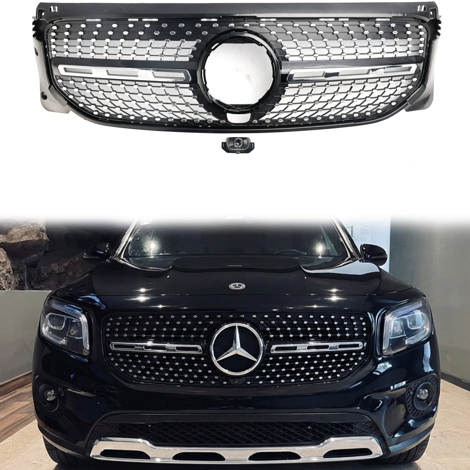 2020-2023 Mercedes Benz GLB-Class X247 Diamond Grill Front Bumper