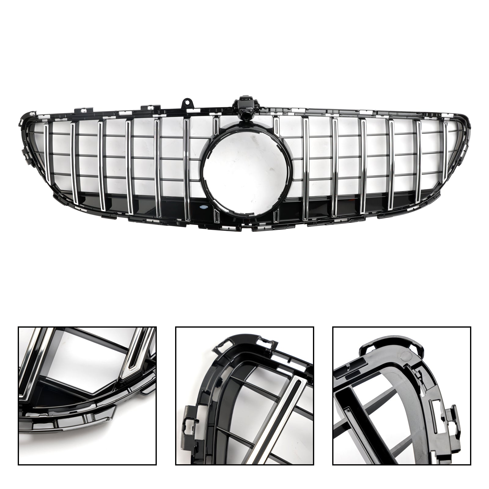 Grille de pare-chocs avant style AMG pour Mercedes Benz Classe CLS W218 C218 CLS300/320/350/220/250/400/550/53 2015-2018