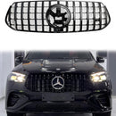 Mercedes Benz GLE-Class V167 AMG-Line 2024-2025 GT Style Säleikkö Etu Yläpuskuri Musta Säleikkö-1