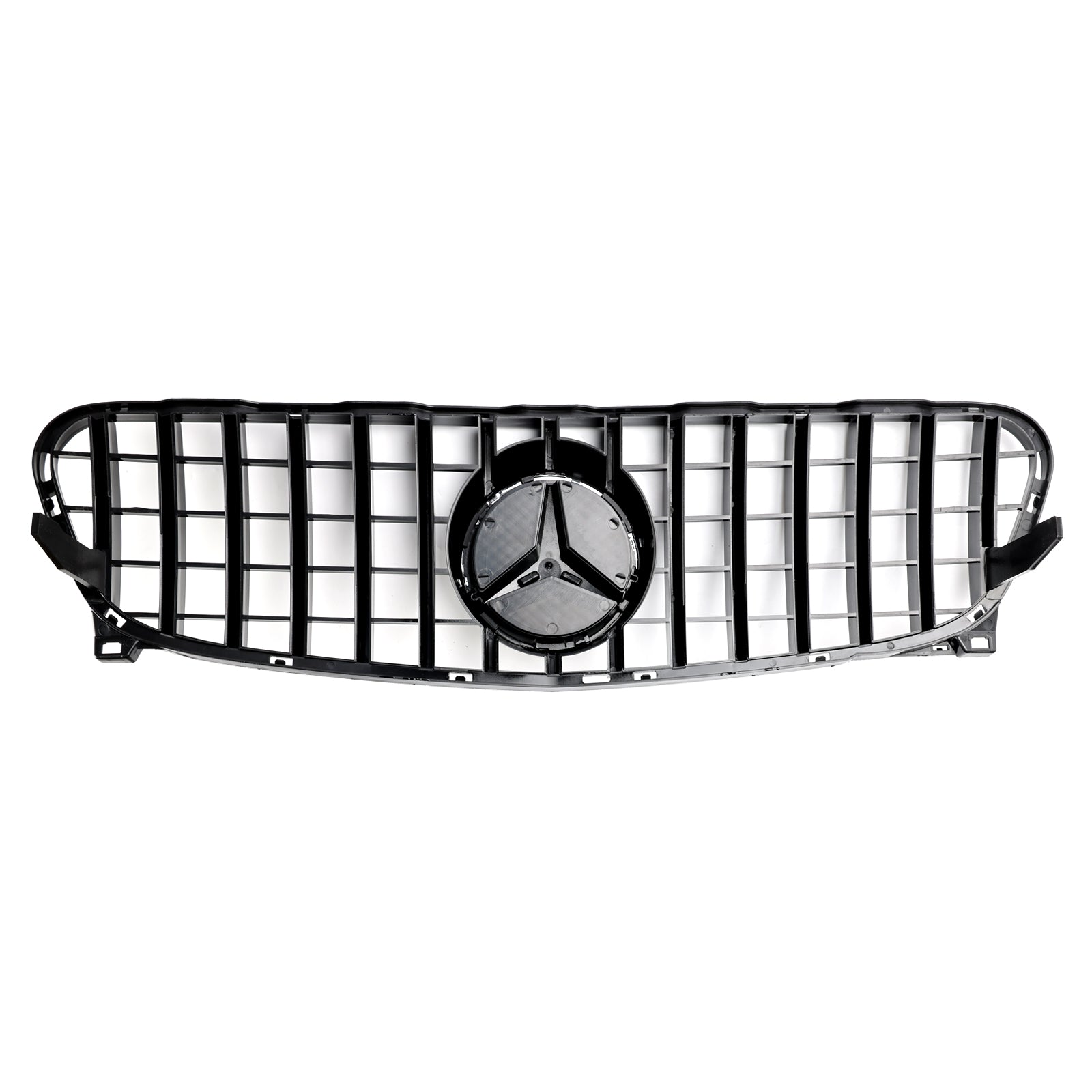 Parrilla delantera de parachoques negra estilo GT para Mercedes Benz Clase GLA W156 X156 GLA200/220/250/GLA45 2013-2017