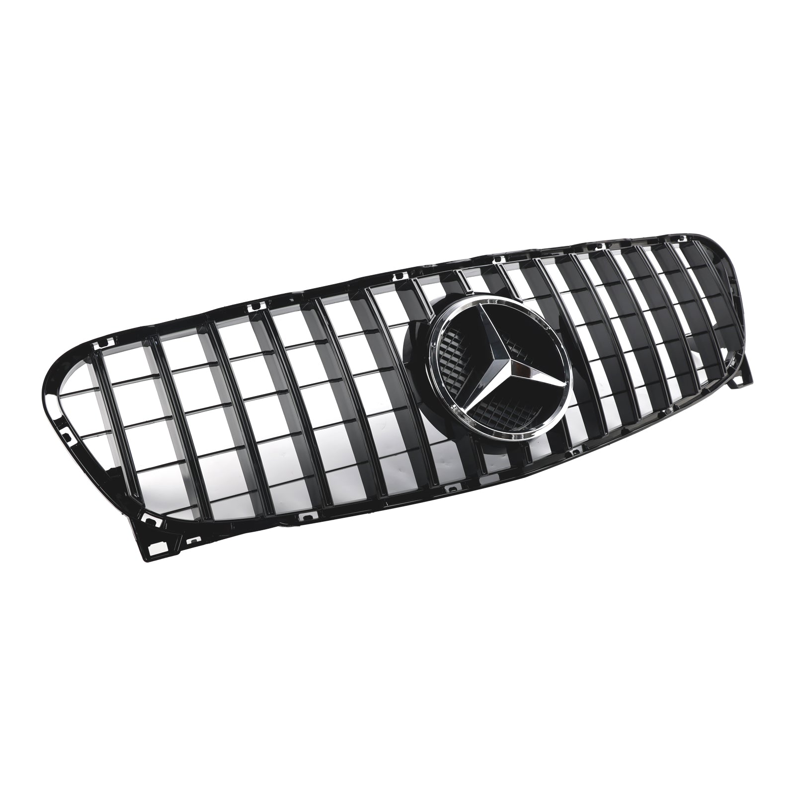 2013-2017 Mercedes Benz GLA-Class W156 X156 GT Style Grille Front Bumper Black Replacement Grill