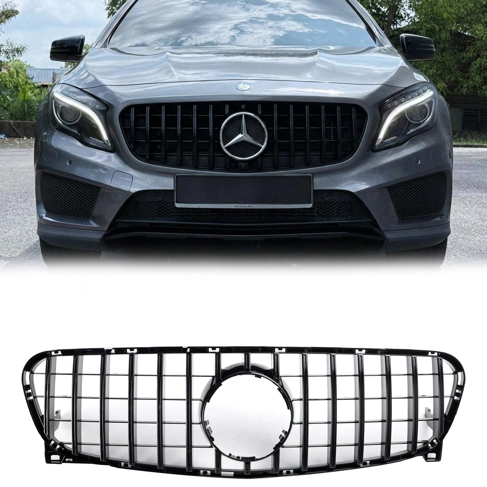 送料込みGLA メルセデス Mercedes 外装 フロントグリル 送料込み純正品 