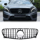 Mercedes Benz Classe GLA W156 Griglia paraurti anteriore X156 GLA200/220/250/GLA45 2013-2017 Griglia nera in stile GT-3