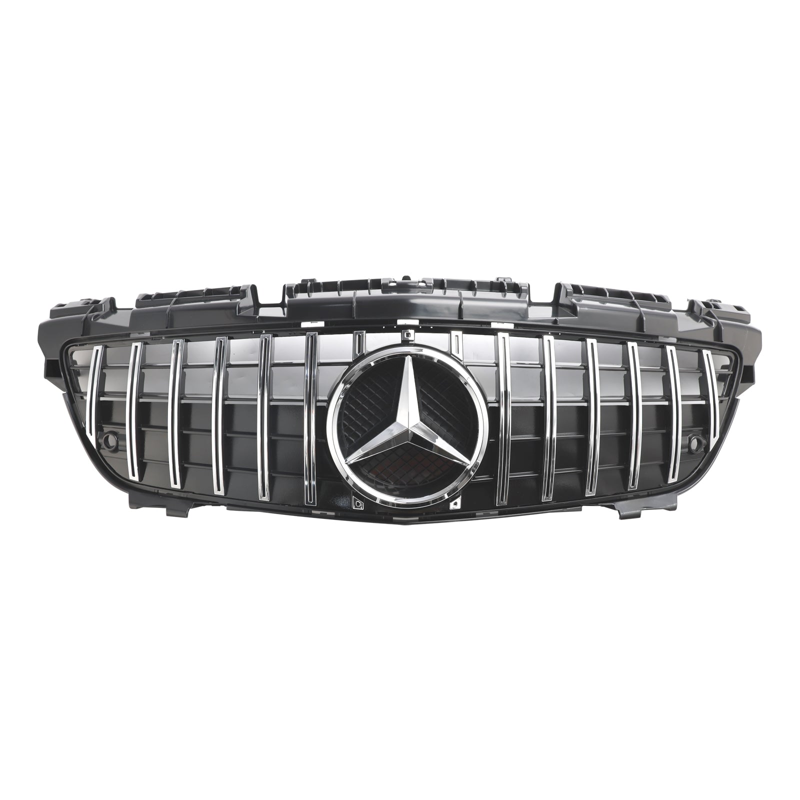 Parrilla delantera cromada estilo GT para Mercedes Benz Clase SLK R172 SLK200/250/350/SLK55 AMG 2011-2016