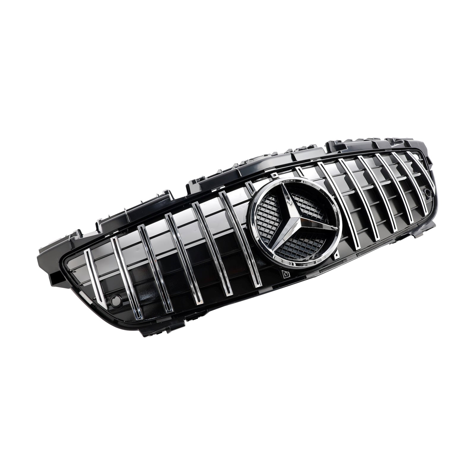 Grille de pare-chocs avant chromée style GT pour Mercedes Benz Classe SLK R172 SLK200/250/350/SLK55 AMG 2011-2016