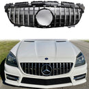 2011–2016 Mercedes Benz SLK-Klasse R172 GT Style Kühlergrill Frontstoßstange Chrom Ersatzgrill-1