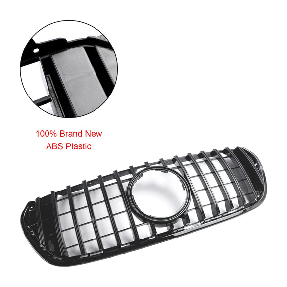 Mercedes Benz Classe X X470 W470 Calandre de pare-chocs avant noire style AMG pour X220d X250d X350d 2017-2020