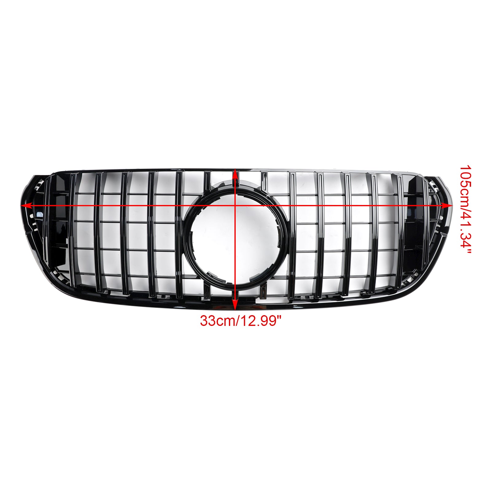 Grille de pare-chocs avant noire de style AMG pour Mercedes Benz Classe X X470 W470 X220d X250d X350d 2017-2019