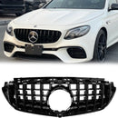 Mercedes Benz Klasy E W213 E63 E63S AMG 2016-2020 Grill przedniego zderzaka GTR Style Czarna kratka-4