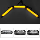 2016-2023 Ford Ranger T6/T7 Limited/XL/XLT/Wildtrak Calandre de pare-chocs avant Lumières LED blanches/jaunes-24