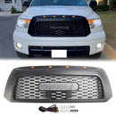 TRD PRO-Stil | Toyota Tundra | Mattschwarz | Frontstoßstangengitter | 2006-2009 | Wabengittergrill + LED-Licht + Buchstabe-1
