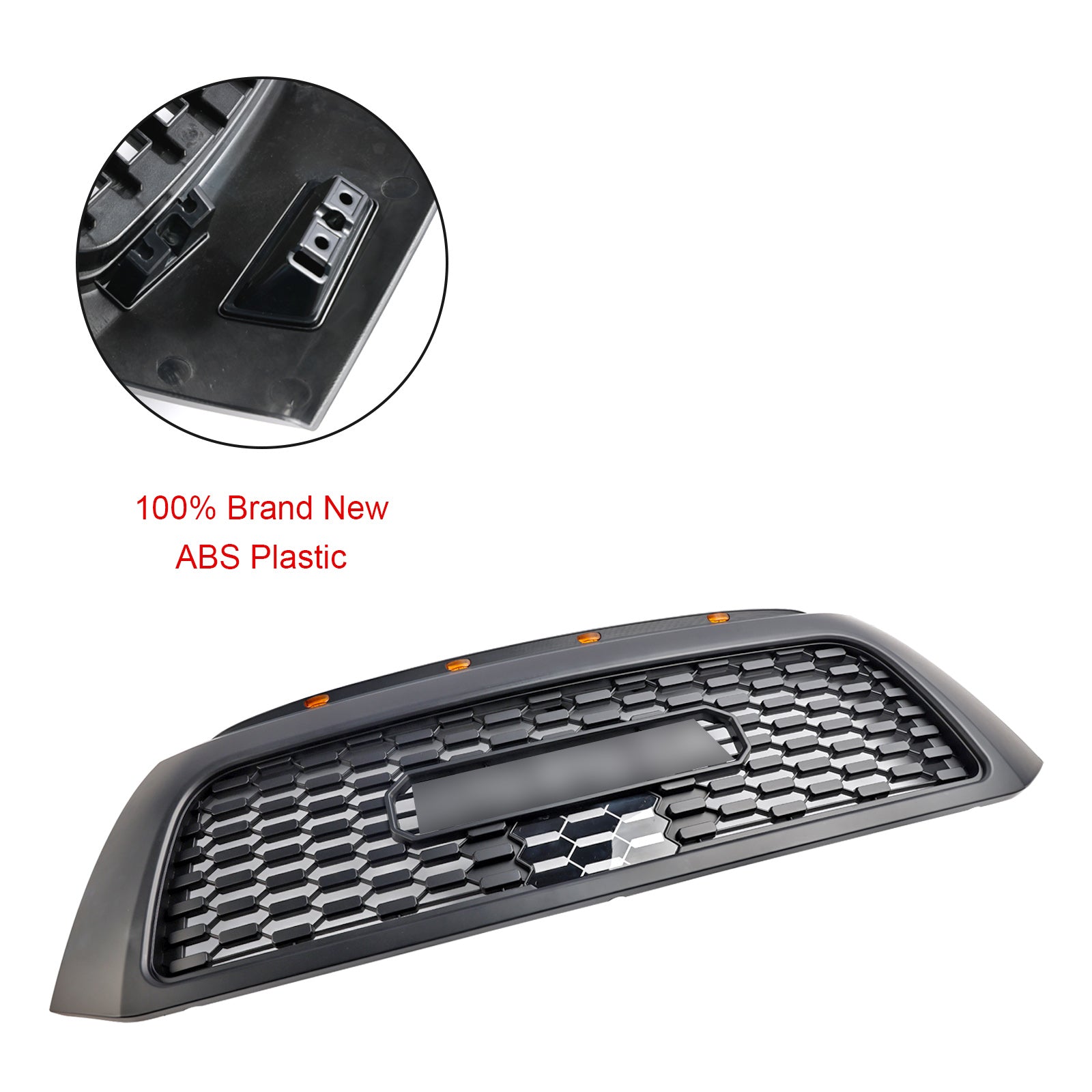 2006-2009 Toyota Tundra TRD Pro Grill Matte Black Sostituzione Grilla anteriore con luce e lettera a LED