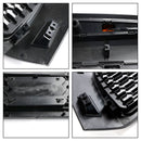 TRD PRO-Stil | Toyota Tundra | Mattschwarz | Frontstoßstangengitter | 2006-2009 | Wabengittergrill + LED-Licht + Buchstabe-7