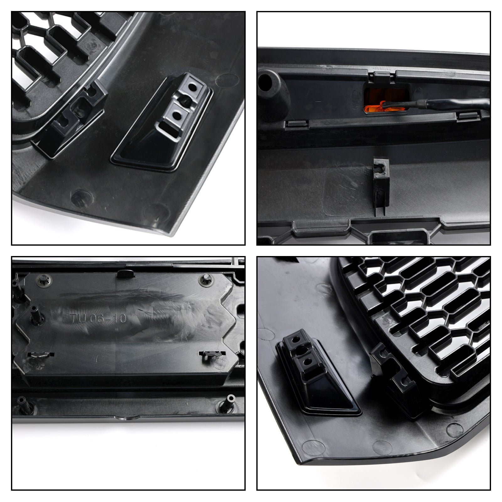 2006-2009 Toyota Tundra TRD Pro Grill Matte Black Sostituzione Grilla anteriore con luce e lettera a LED