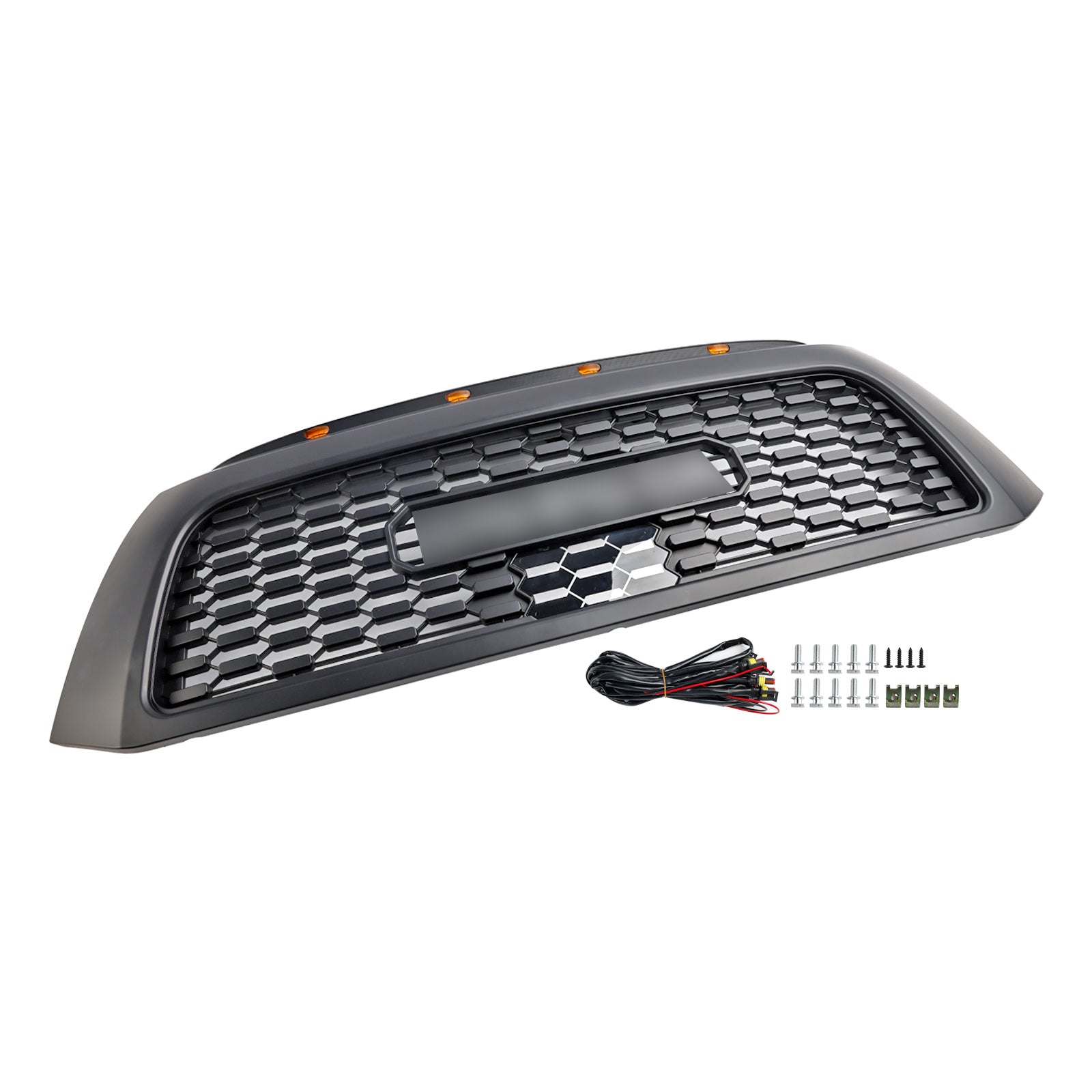 2006-2009 Toyota Tundra TRD Pro Grill Matte Black Sostituzione Grilla anteriore con luce e lettera a LED