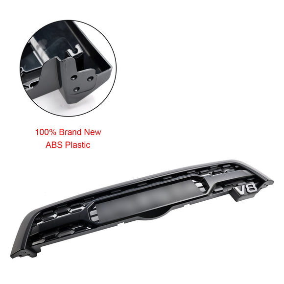 Parrilla de parachoques delantero estilo Toyota Sequoia TRD PRO 2005-2007, rejilla negra mate con luz LED