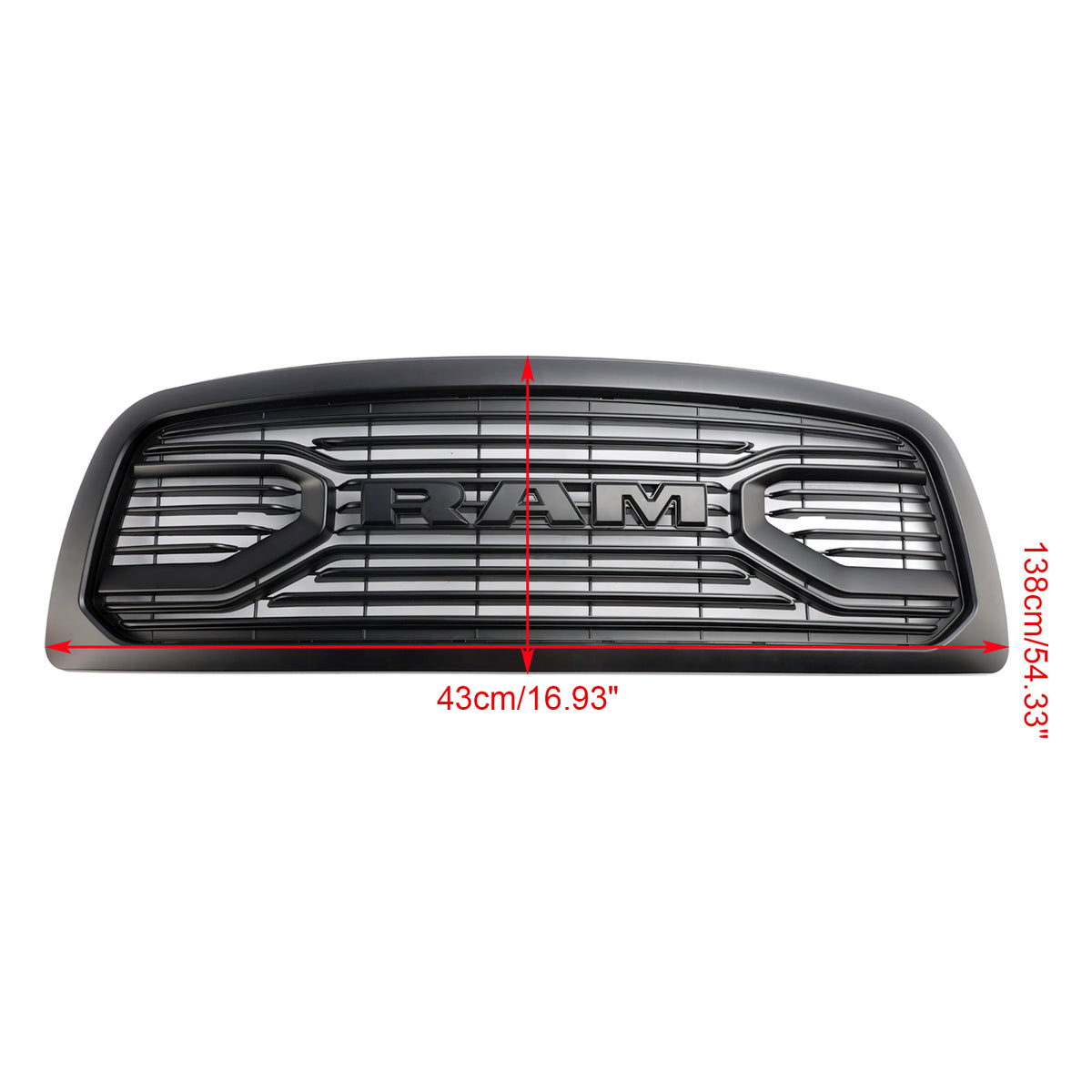 Gloss Black Honeycomb Grille For RAM 1500 2011-2012 / Dodge Ram 1500 2009-2012